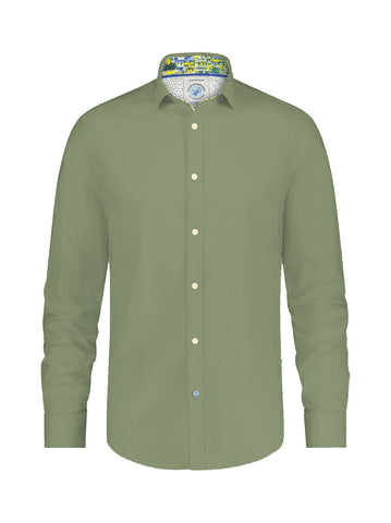 Linen Long Sleeve Shirt - Thyme Brazil