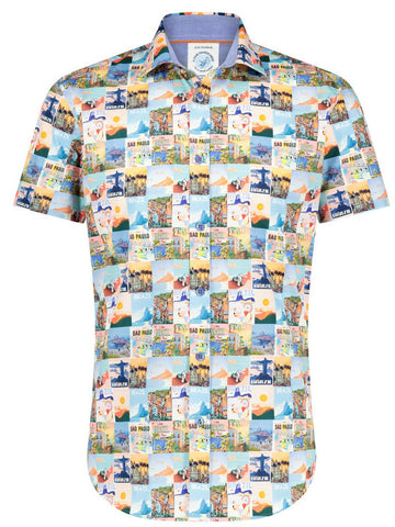 Brazil posters multicolor Shirt SS