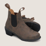Blundstone Women’s Elastic Sided Heel Boot 1677 - Rustic Brown