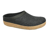 Haflinger Unisex Grizzly Slipper GZL44 - Charcoal