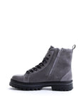 Bulle Hope Lace & Zip Spike Boot- Grey