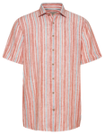 Pure Linen Shirt SS - Coral