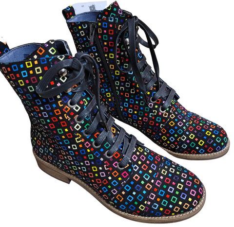 LIBERTY SQUARE Ankle Boots -Multi