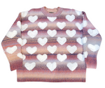 Sunset Hearts Sweater - Multi