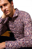 Jersey Long Sleeve Buttoned Shirt - Mutli