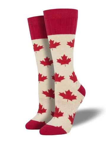 Canadian Maple Ladies Sock