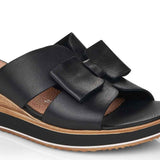 Remonte D6456-00 Women's Bow Sandal - Black