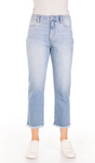 Articles of society KATE Frayed Ankle - Wash Denim
