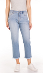 Articles of society KATE Frayed Ankle - Wash Denim