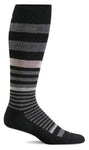 Sockwell CIRCULATOR Women's Compression Socks 15-20mmHg - Orbital Stripe Multi Blue