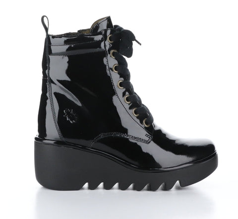 Fly London BIAZ329FlY boot - Patent Black