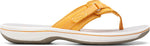 Clarks BREEZE SEA Flip Flops - Burnt Yellow