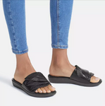 Fitflop Womens Sola Feather Slides - Black