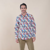 Hawaiian Long Sleeve Shirt-Shirt Mutli