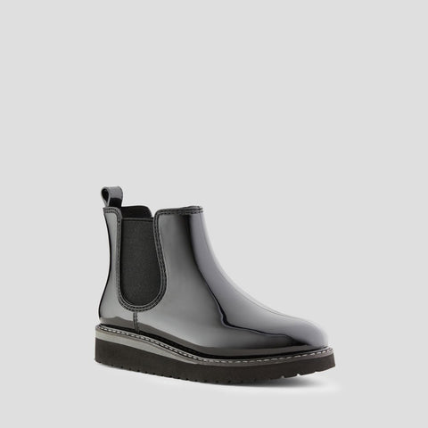 Kensington Rain Boot - Black/Charcoal