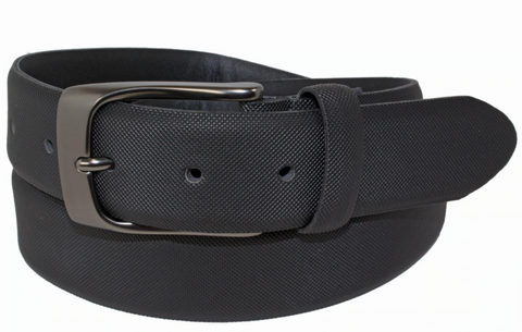 Casual Textured Belt - Black